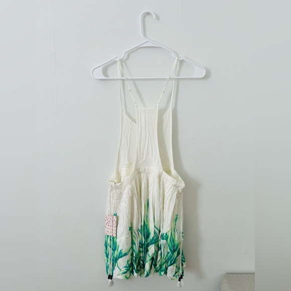 FREE PEOPLE Womens Tropical Oasis Jumper in White size S‎ - Picture 3 of 7